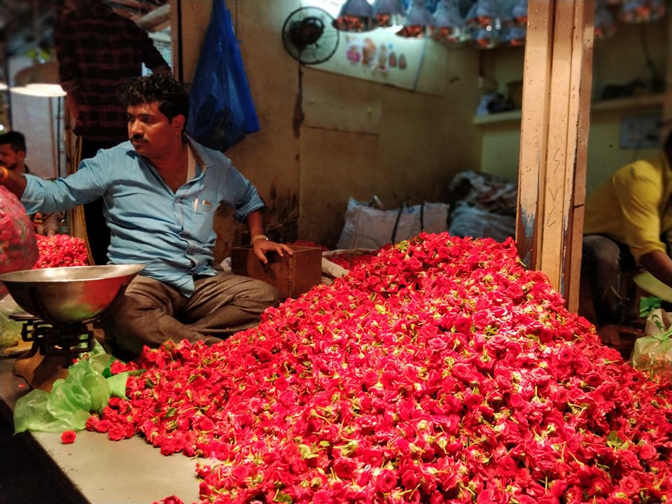 Flower Market di Bangalore