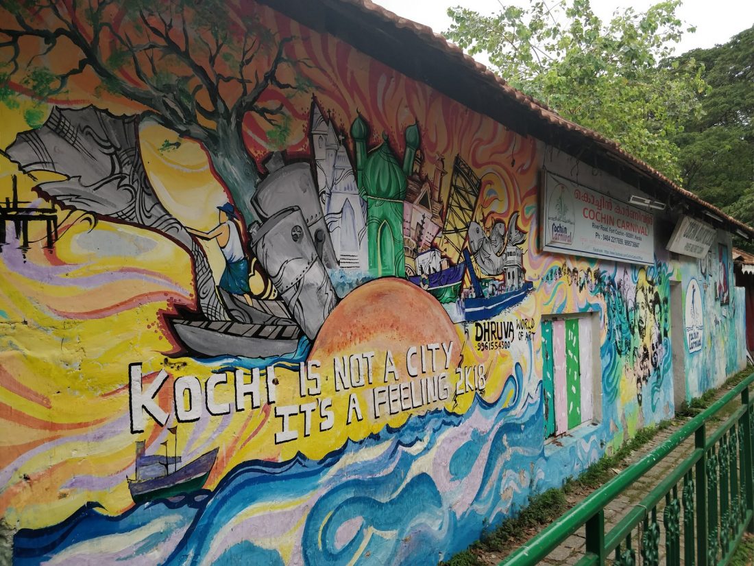 vibrante vitalità artistica a Kochi, la capitale del Kerala