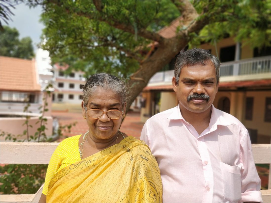 Jose e sua mamma in Kerala