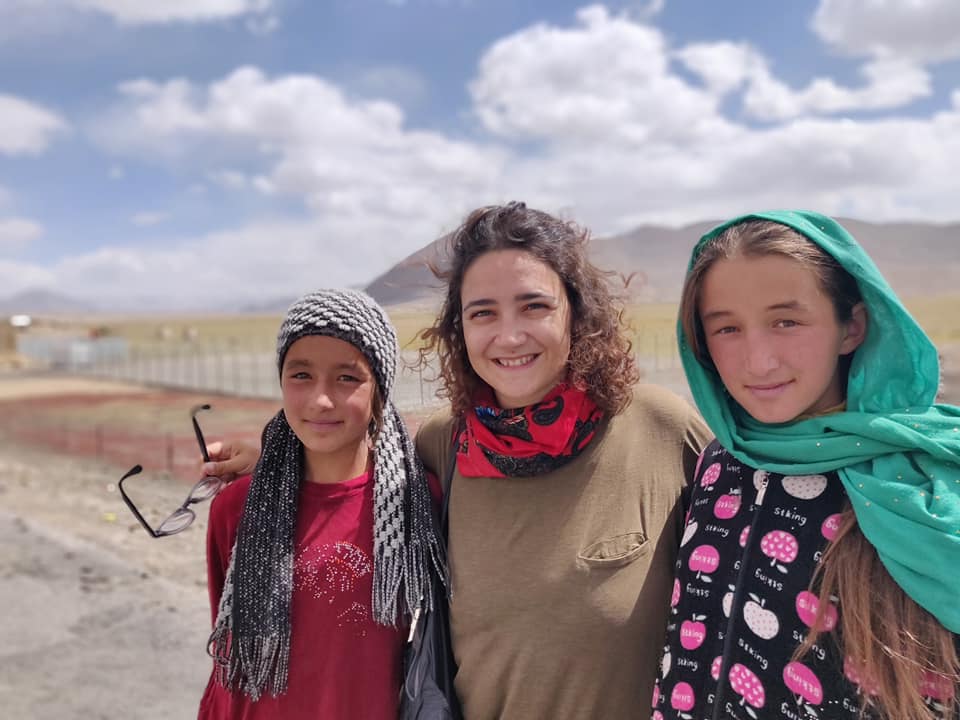 Ragazzine simpaticissime di Murghab nel Pamir in Tajikistan