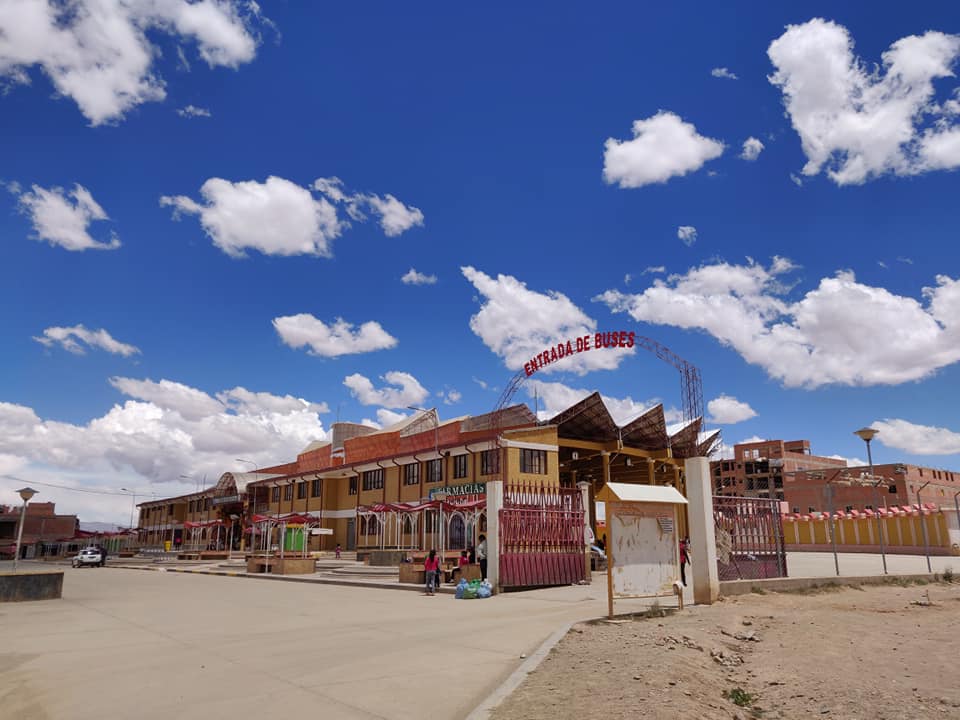 il terminal dei bus di Villazon in Bolivia