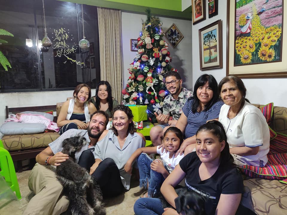 Natale a casa di Paula e la sua famiglia a Villa Maria del Triunfo, Lima